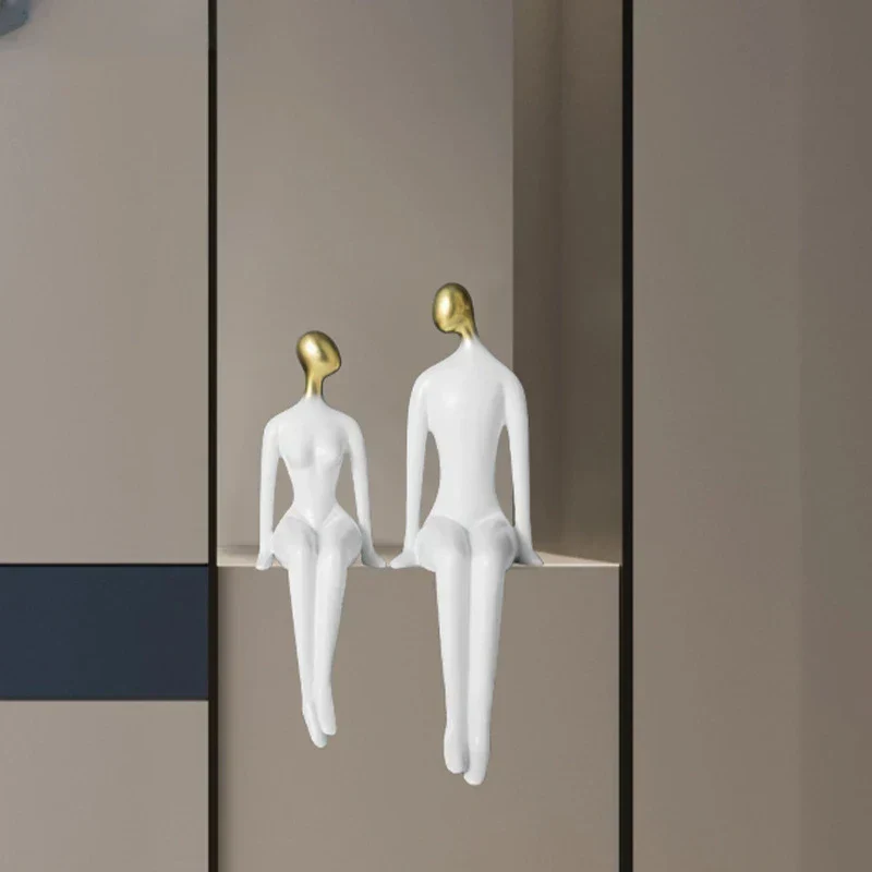 Skanto Abstrakte Paar-Figuren, Minimalismus-Deko-Accessoires, TV-Schrank-Ornamente, Wohnzimmer-Deko-Geschenke