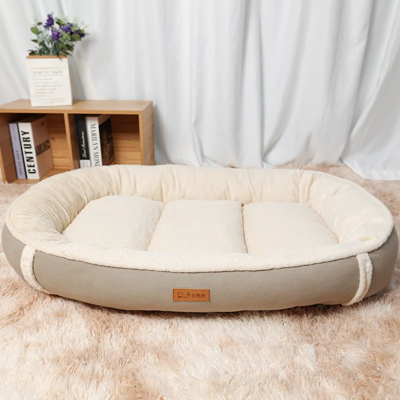 Rundes Plüsch-Nest Hundebett