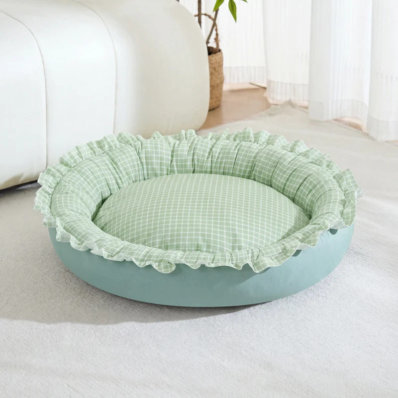 Plüsch Rundes Hundebett