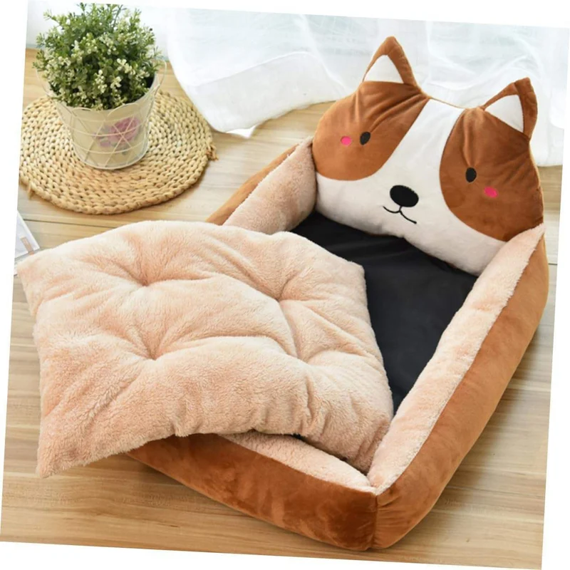 Niedliches Tier-Plüsch-Hundebett