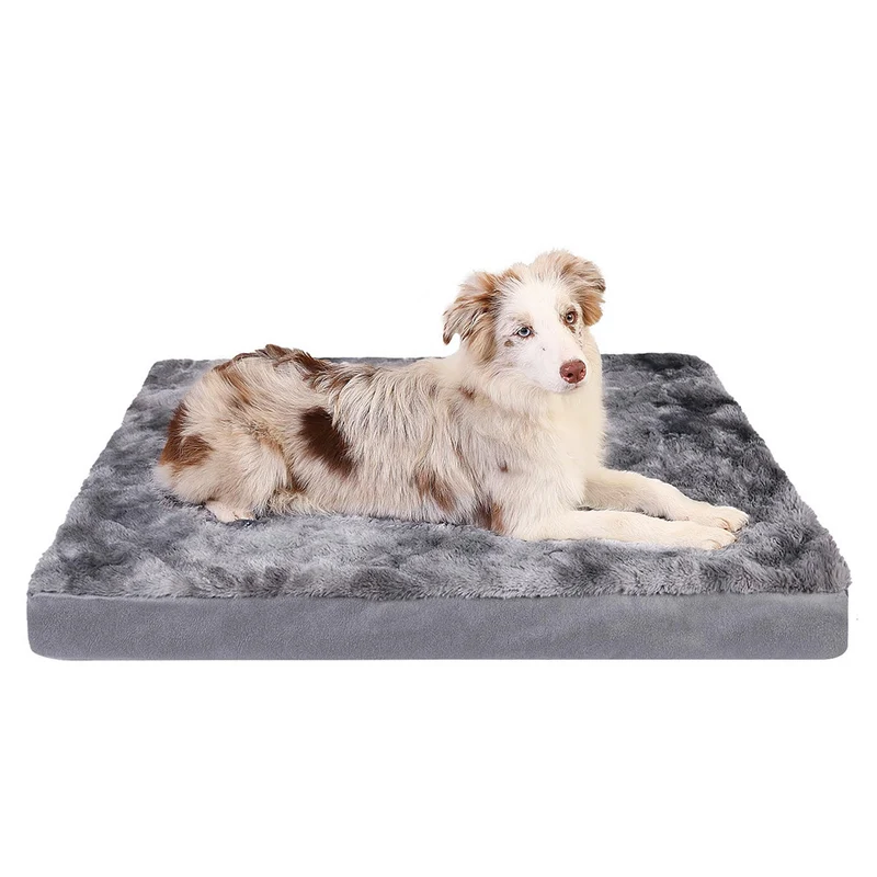 Ultra-Plüsch orthopädische Matratze Hundebett