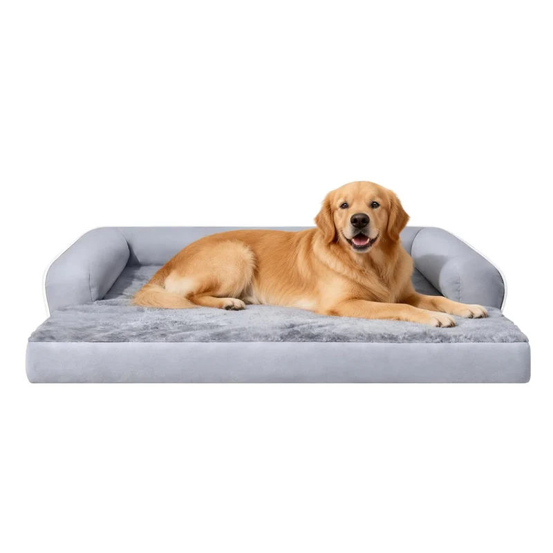Luxuriöses Hundesofa mit Puffern