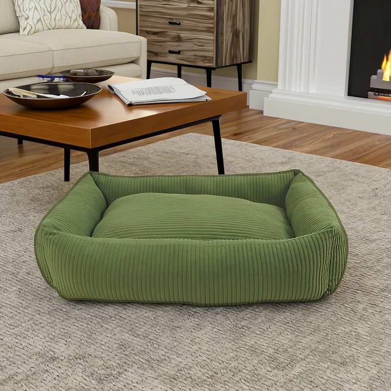 Deluxe geripptes Hundebett