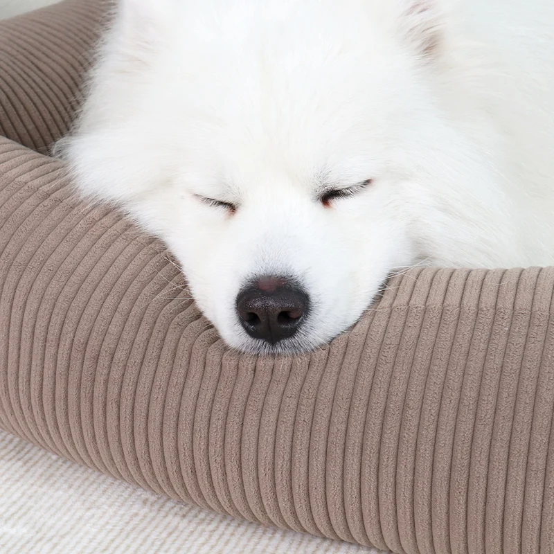 Deluxe geripptes Hundebett