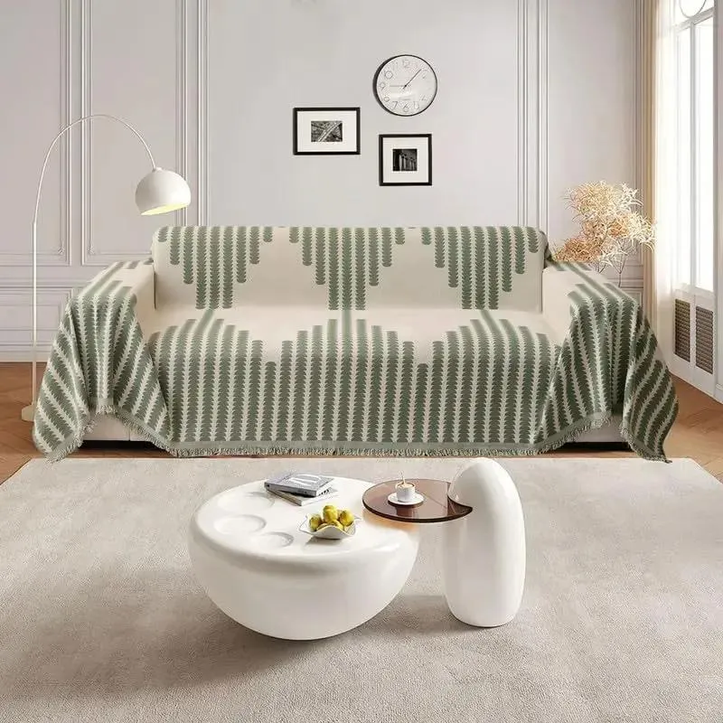 LuxeWeave™ | Baumwoll-Chenille Sofadecke — Passt zu jedem Interieur & jeder Jahreszeit