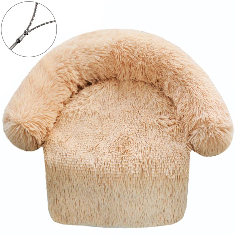 Plüsch-Sessel-Hundebett