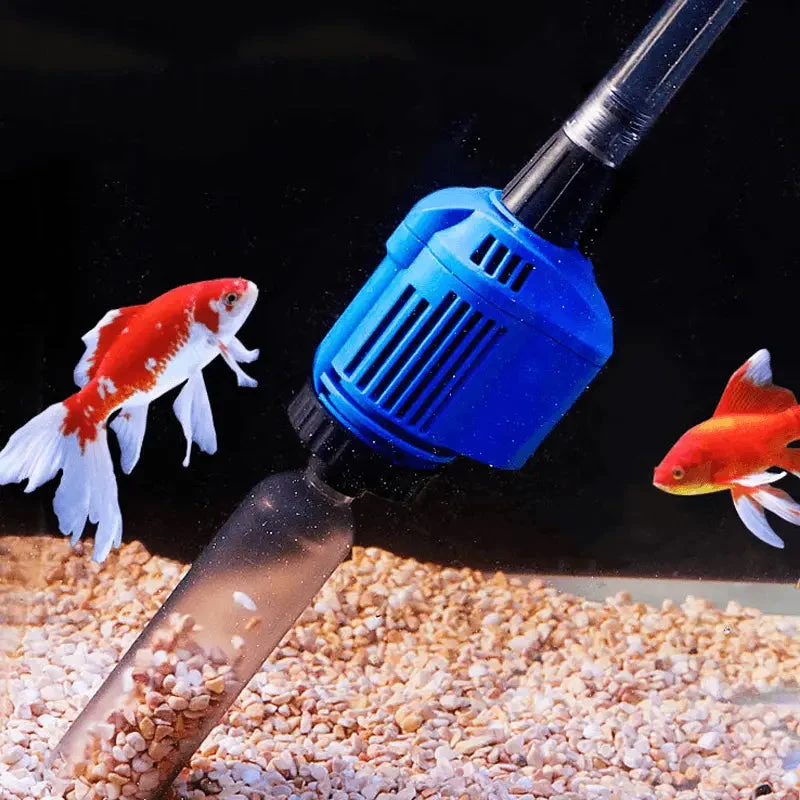 AquaPure™ | Aquarium Staubsauger elektrisch — Entfernt Schmutz & Futterreste gründlich
