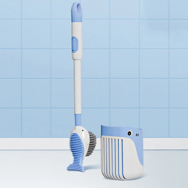 50% Rabatt | Cleano™ | Toilettenbürstenset mit Saugnapf