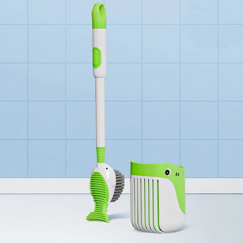 50% Rabatt | Cleano™ | Toilettenbürstenset mit Saugnapf