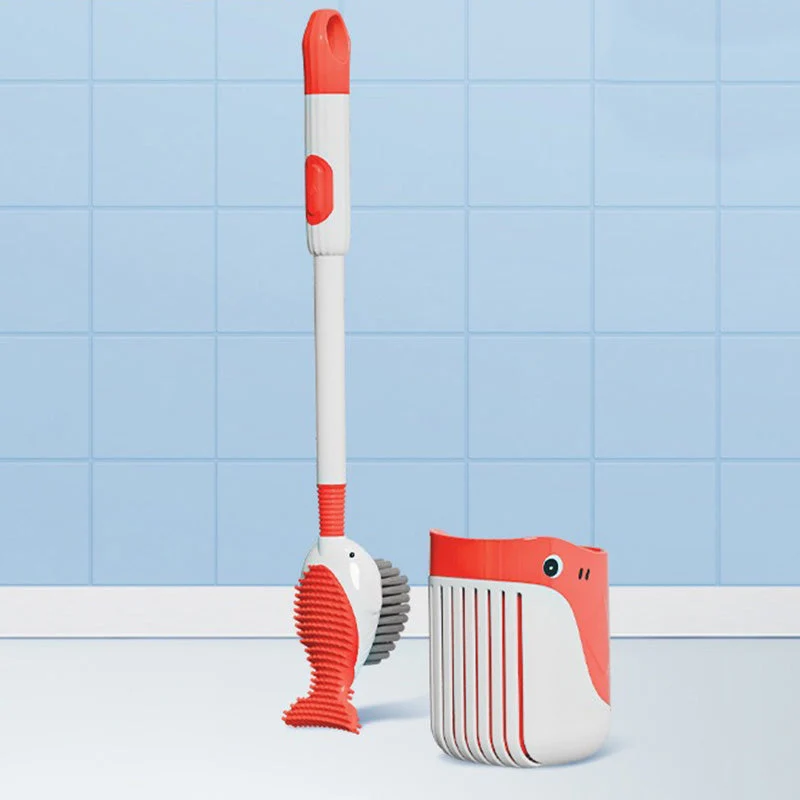 50% Rabatt | Cleano™ | Toilettenbürstenset mit Saugnapf