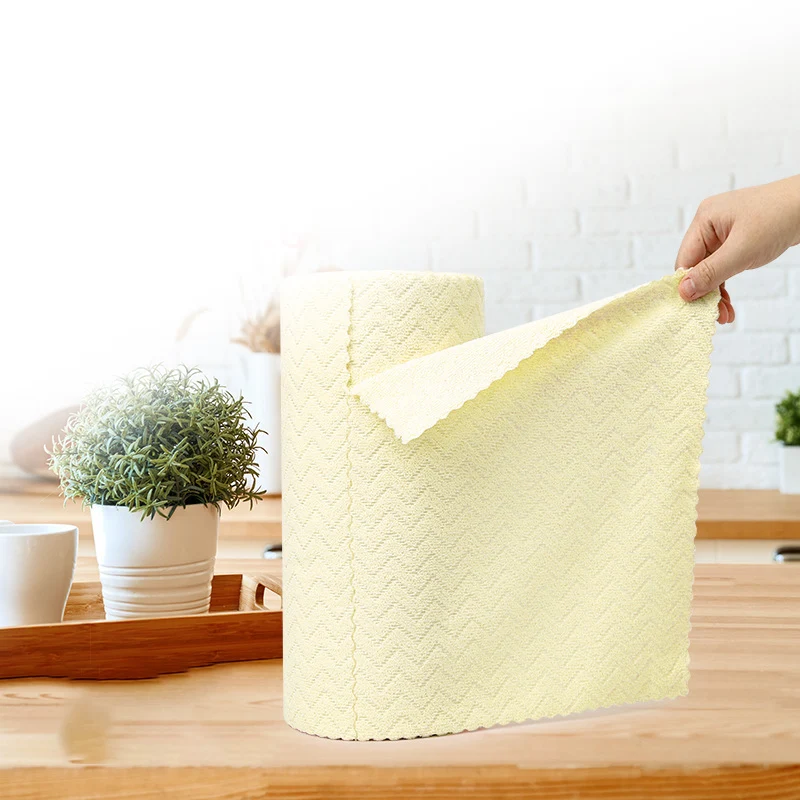 1+1 GRATIS | EcoWipe™ | Nachhaltige Mikrofasertücher im Rollenformat | Wiederverwendbar, saugstark & fusselfrei