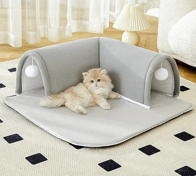 Gemütliches geschlossenes Lounge-Hundebett