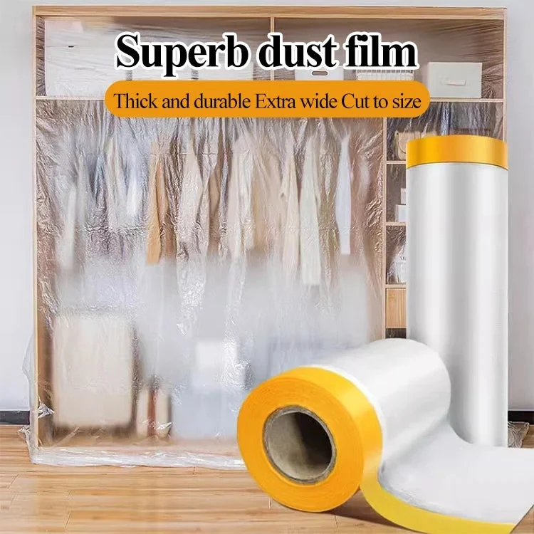 1+1 GRATIS | ShieldNest™ | 2er-Set Schutzfolie – Möbel- & Bodenschutz für Renovierung, Streichen & Umzug