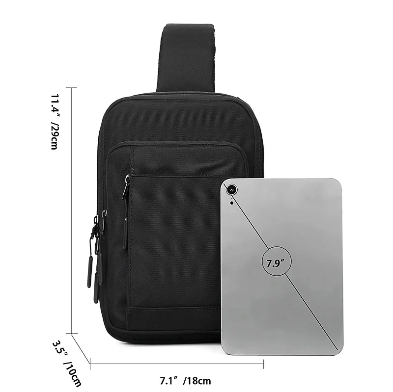 Kompakte Sling-Tasche mit mehreren Fächern Skanto
