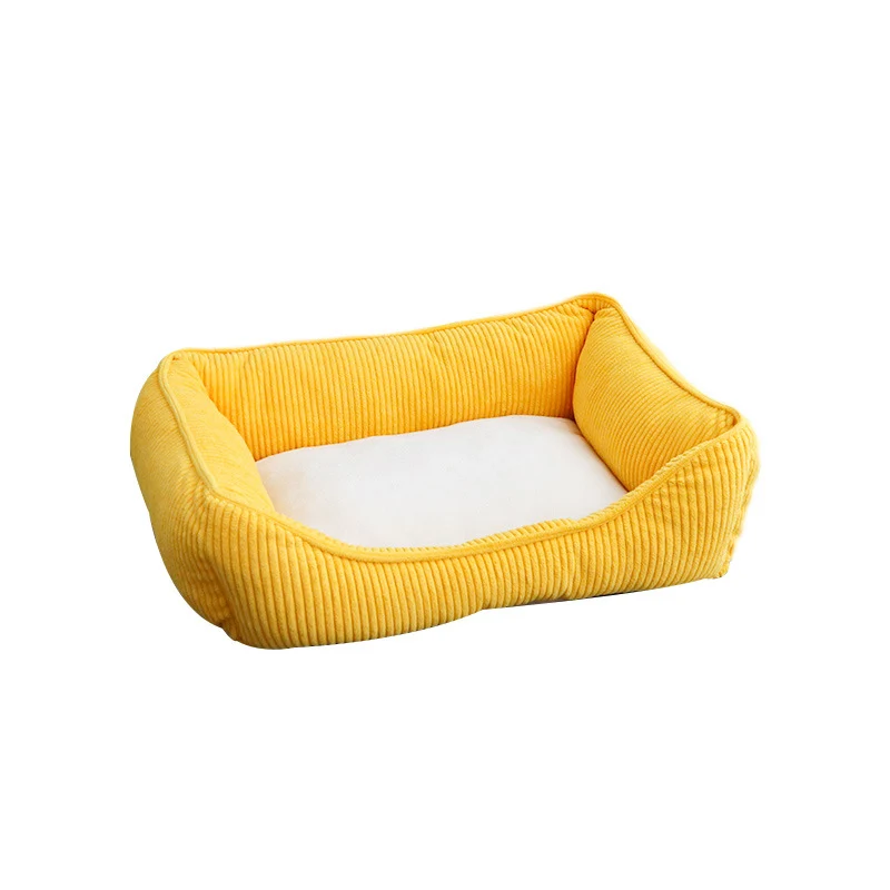 Weiches Cord-Hundebett