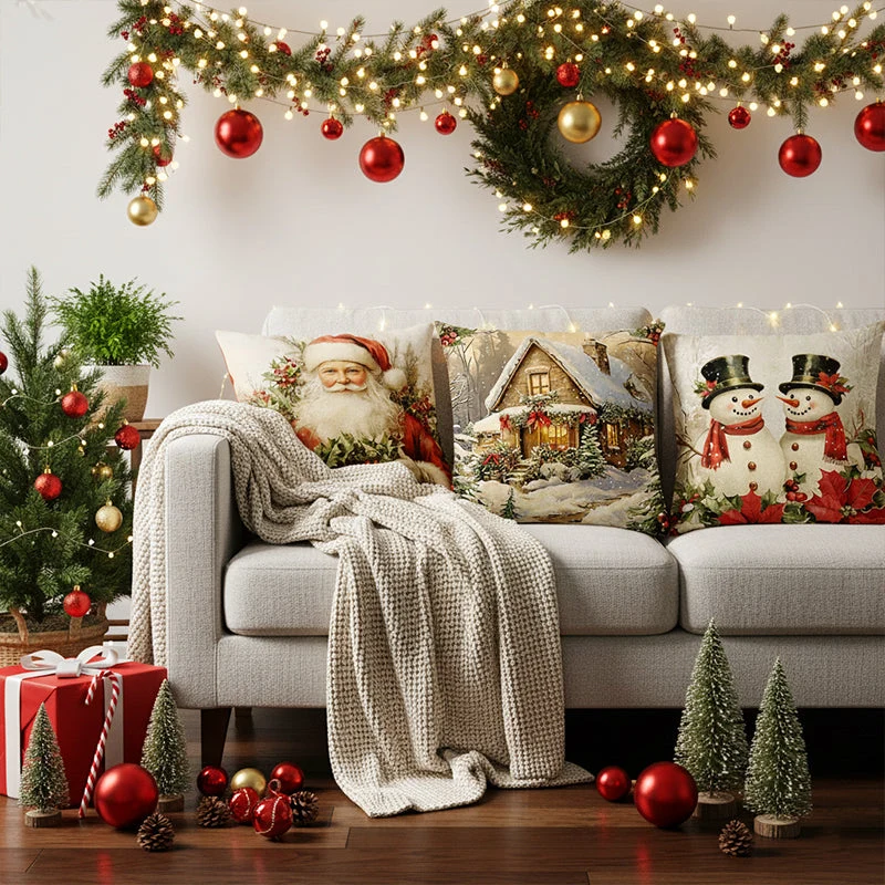 2+2 GRATIS | NordForm™ | Weihnachts-Kissenbezug