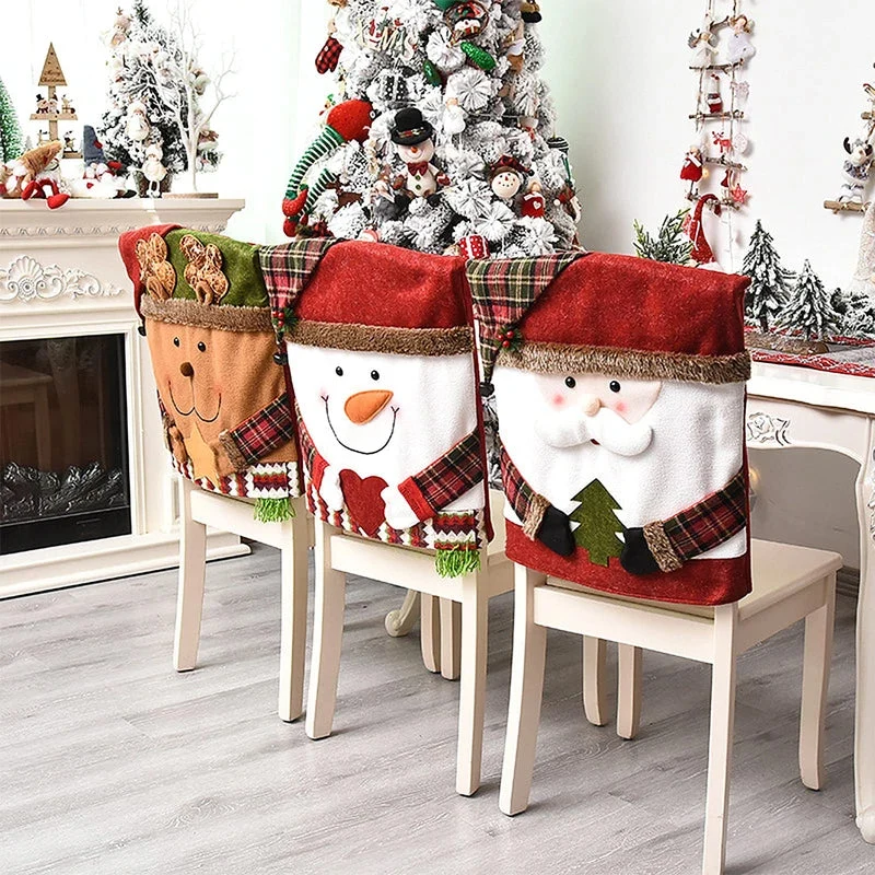 1+1 GRATIS | MerrySeat™ | Süße Weihnachts-Stuhlhussen