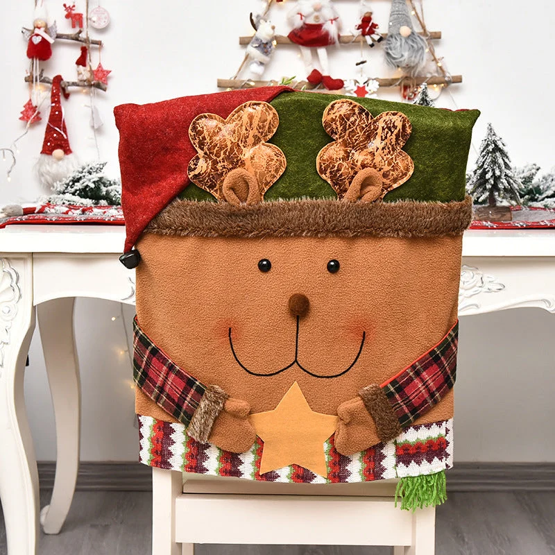 1+1 GRATIS | MerrySeat™ | Süße Weihnachts-Stuhlhussen