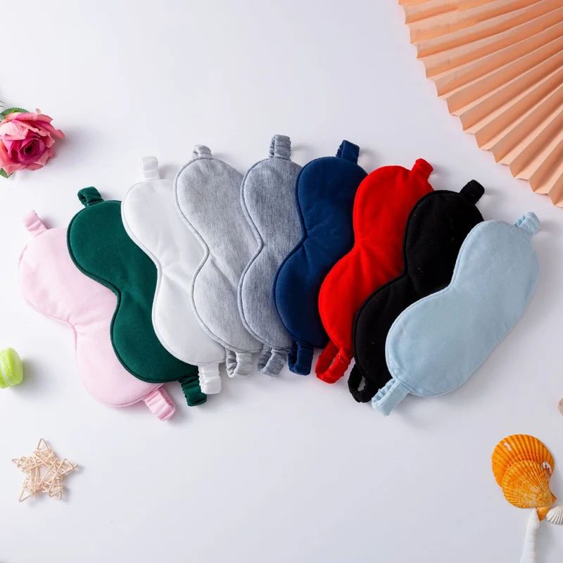 Leichte Baumwoll-Schlafmaske für Damen mit ergonomischer Polsterung und elastischem Komfortband Skanto