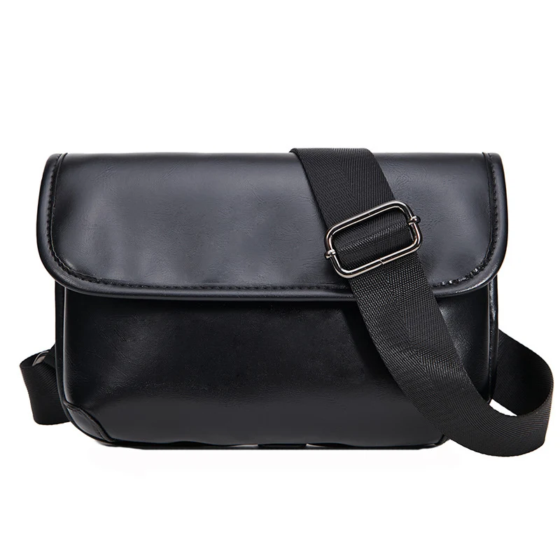 Leder Crossbody Messenger Bag Skanto