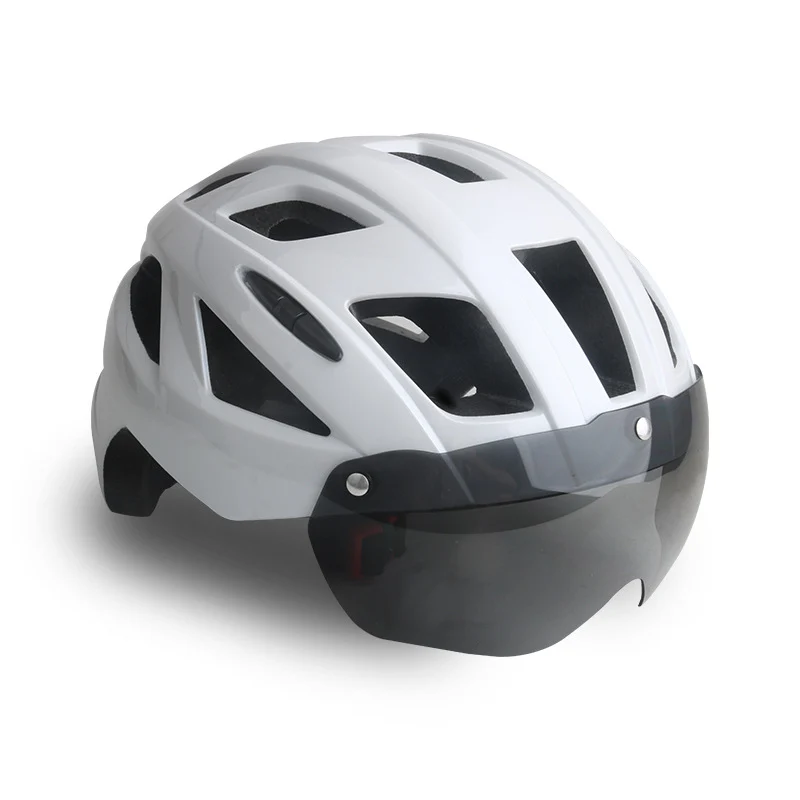 WoAerodynamischer Fahrradhelm mit Visier Skanto
