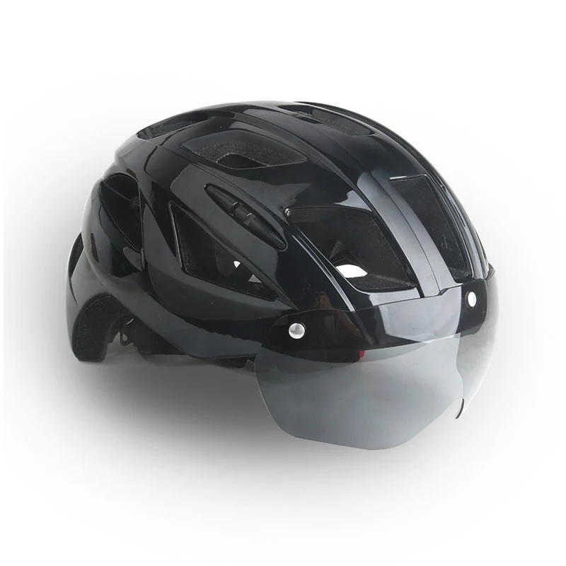 WoAerodynamischer Fahrradhelm mit Visier Skanto
