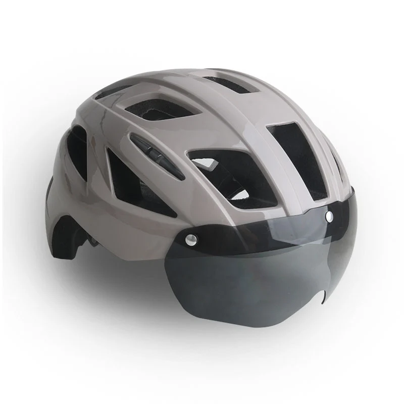 WoAerodynamischer Fahrradhelm mit Visier Skanto