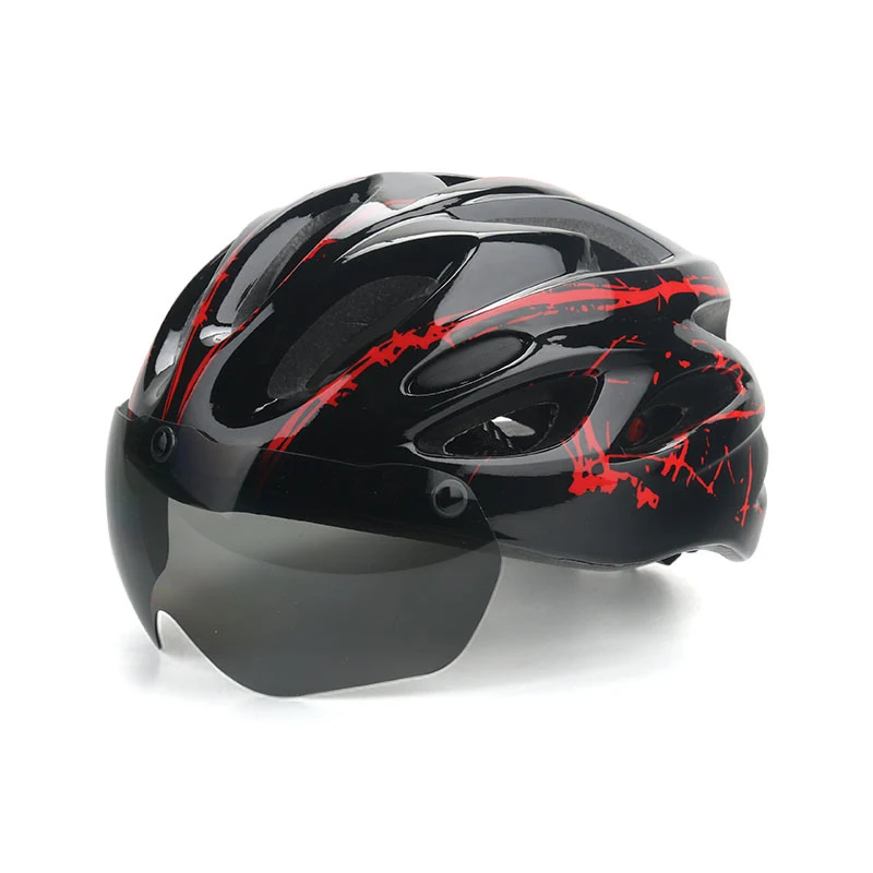 Fahrradhelm mit integriertem Visier Skanto