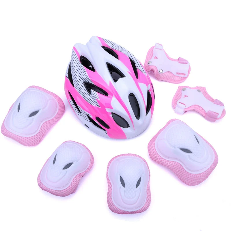Fahrradhelm- und Schutzausrüstungsset für Kinder Skanto