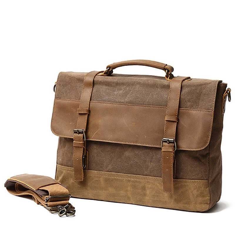Robuste Messenger Bag im Vintage-Design Skanto