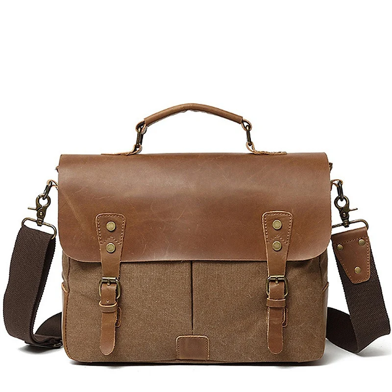 Robuste Active Bag aus strapazierfähigem Canvas und Skanto Leder