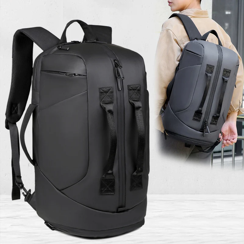 Multifunktionaler Sportrucksack mit erweiterbarem Stauraum Skanto