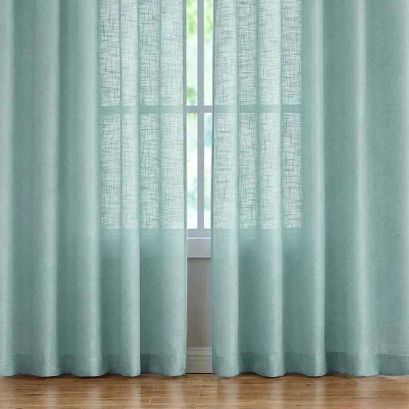 Transparente Leinen-Fenstervorhänge Skanto
