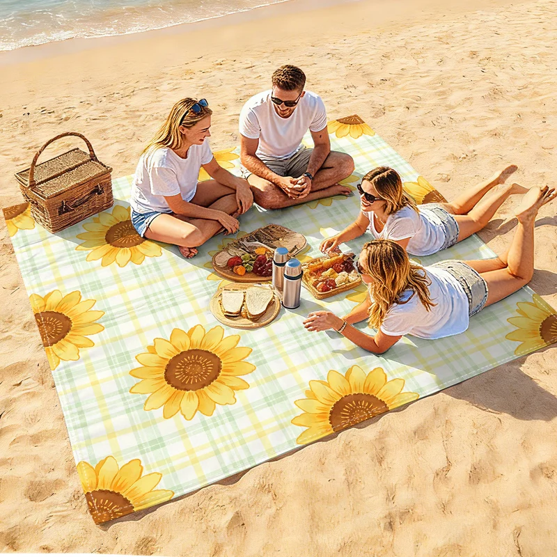 Strandmatte mit Mandala-Design Skanto