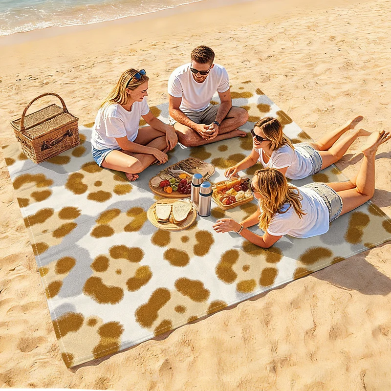 Strandmatte mit Mandala-Design Skanto