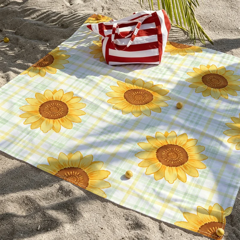 Strandmatte mit Mandala-Design Skanto
