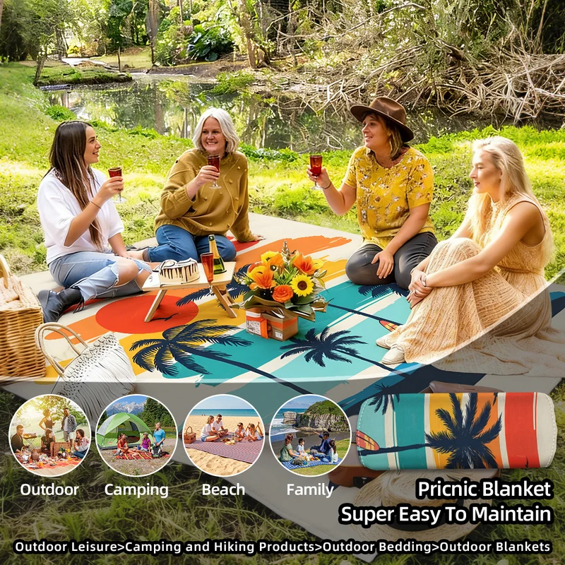 Strandmatte mit Mandala-Design Skanto