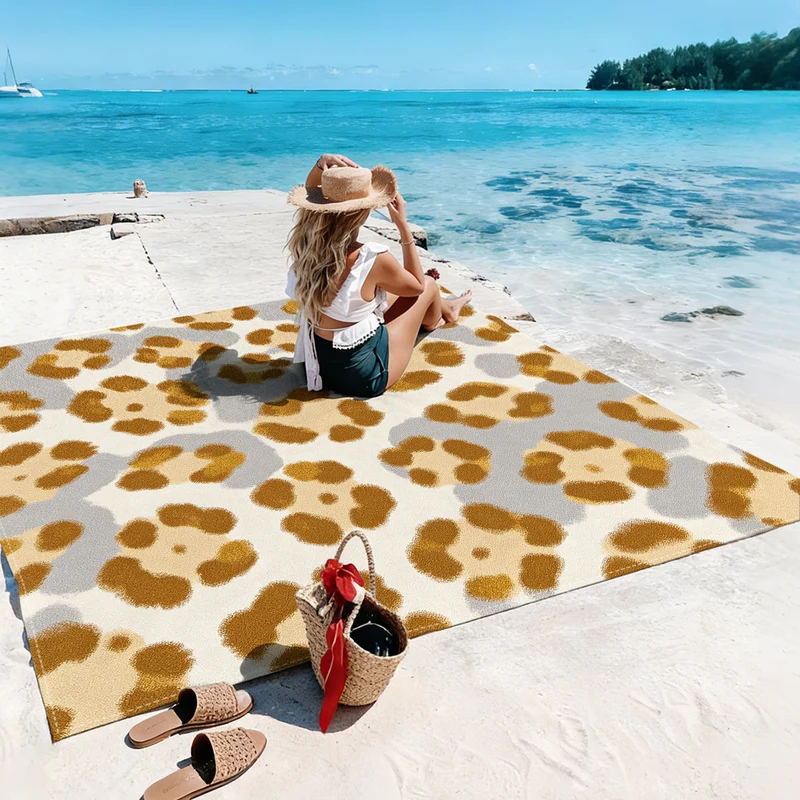 Strandmatte mit Mandala-Design Skanto