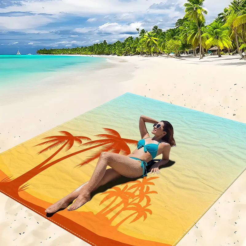 Strandmatte mit Mandala-Design Skanto