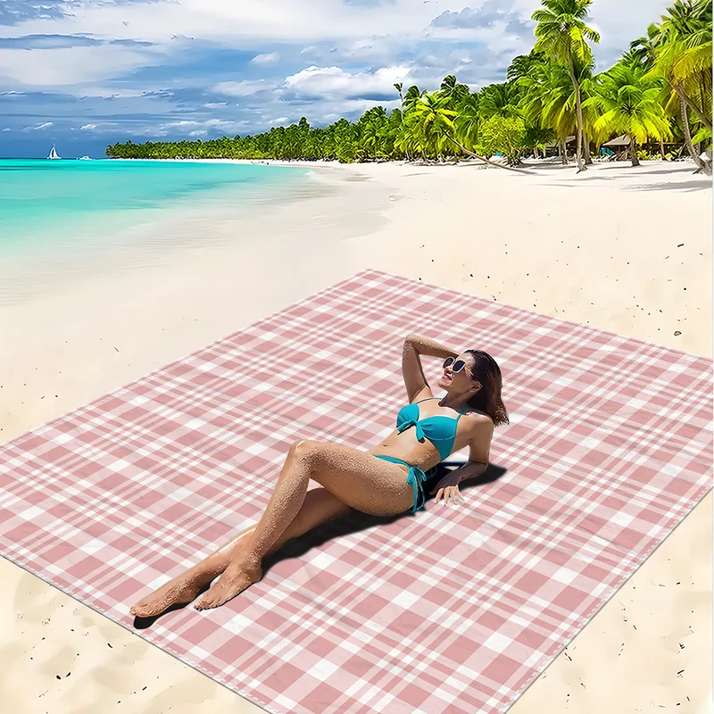 Strandmatte mit Mandala-Design Skanto