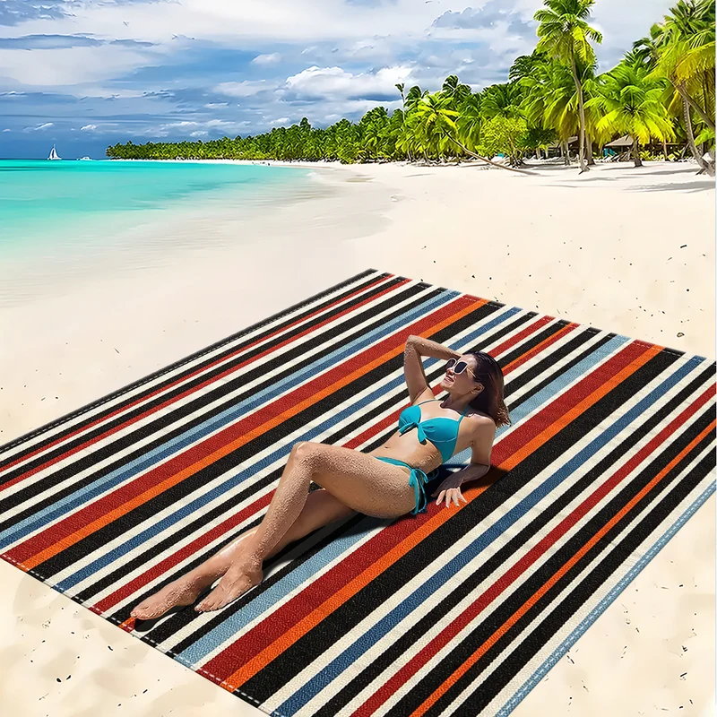 Strandmatte mit Mandala-Design Skanto