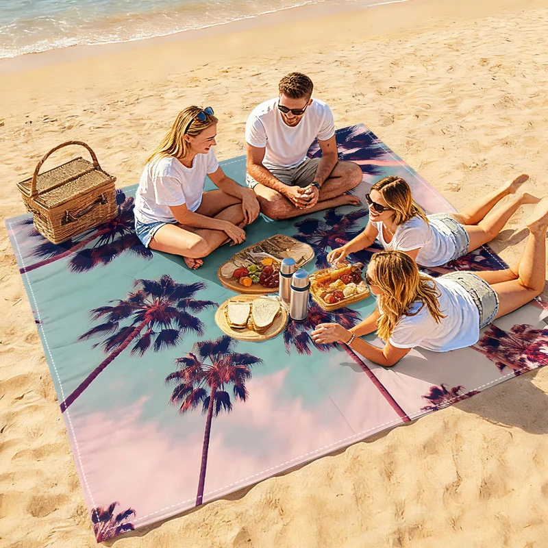 Strandmatte mit Mandala-Design Skanto