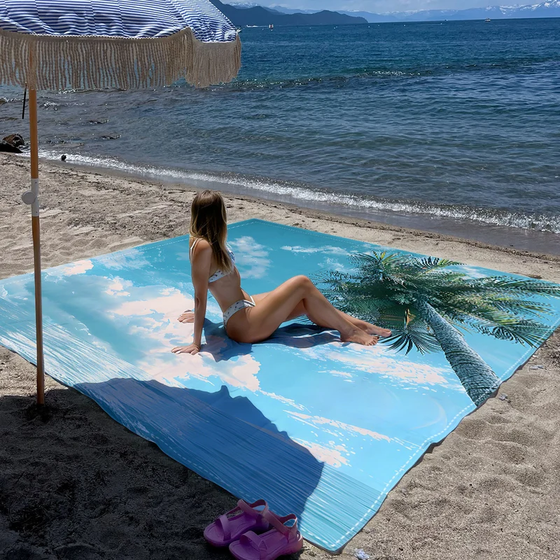 Strandmatte mit Mandala-Design Skanto