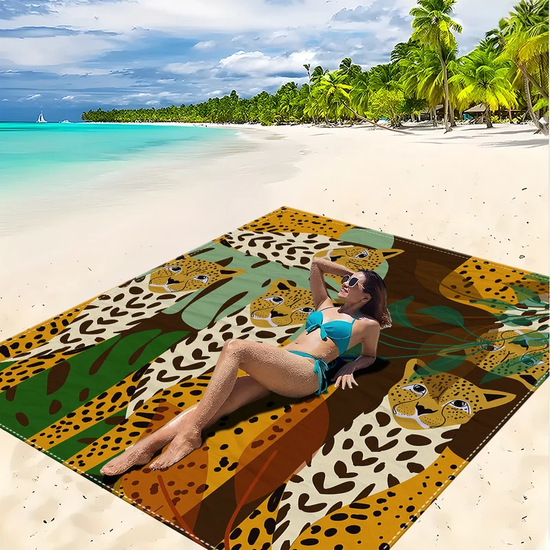 Strandmatte mit Mandala-Design Skanto