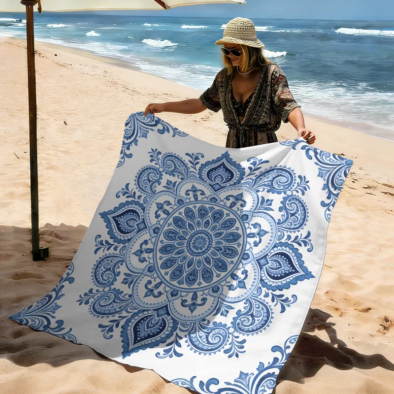 Strandmatte mit Mandala-Design Skanto