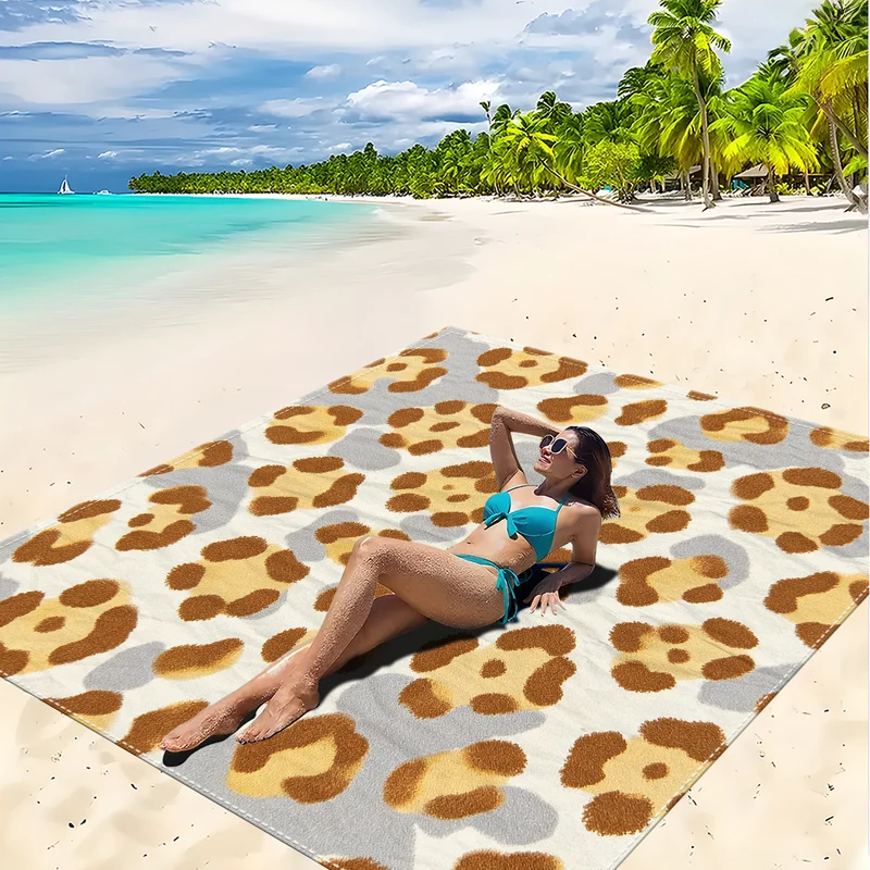 Strandmatte mit Mandala-Design Skanto