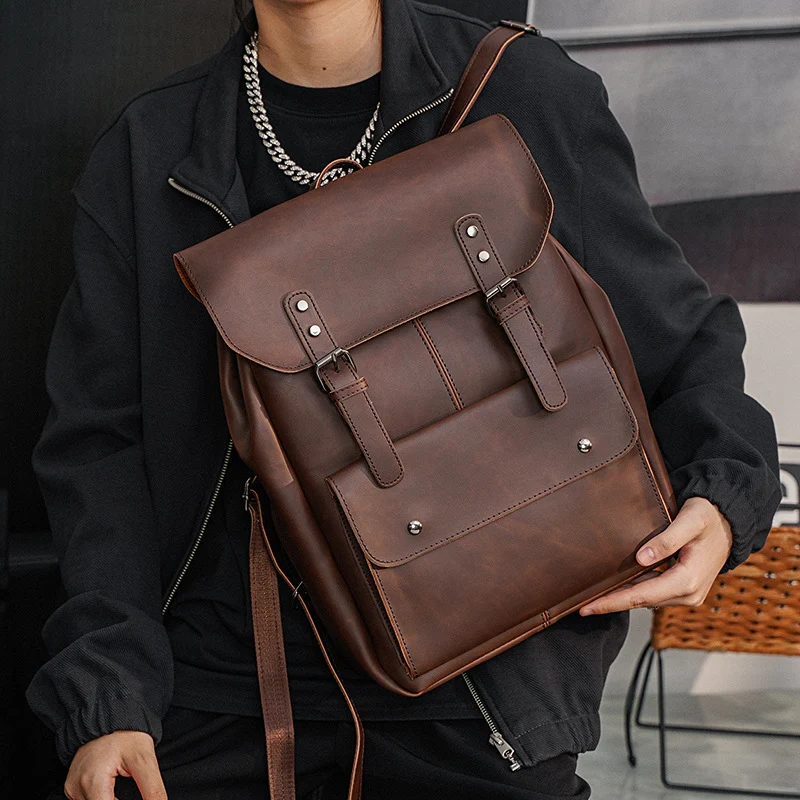 Eleganter Rucksack aus robustem Kunstleder Skanto