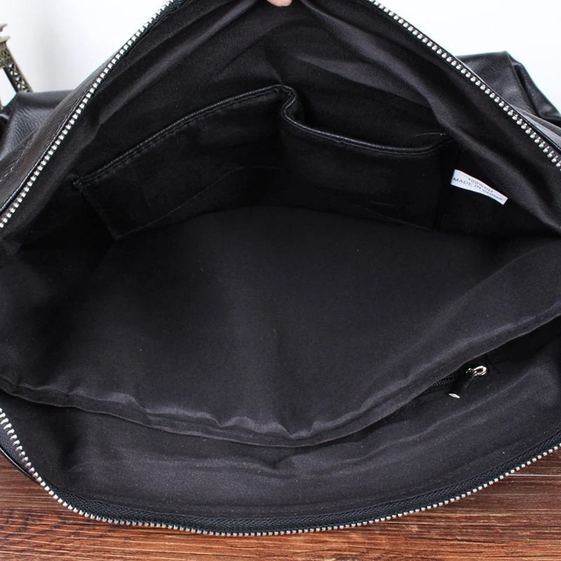 Elegante und multifunktionale Leder-Aktentasche Skanto
