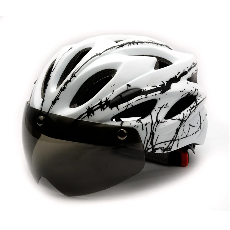 Fahrradhelm mit abnehmbarem Visier Skanto