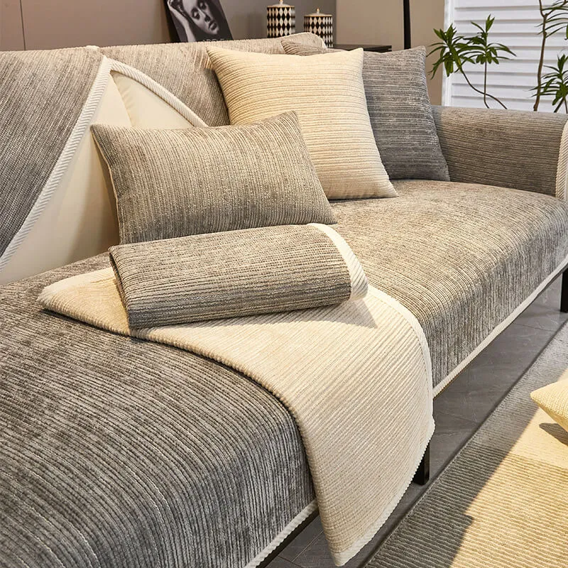 LuxeStripe™ | Kratzfeste Sofabezug